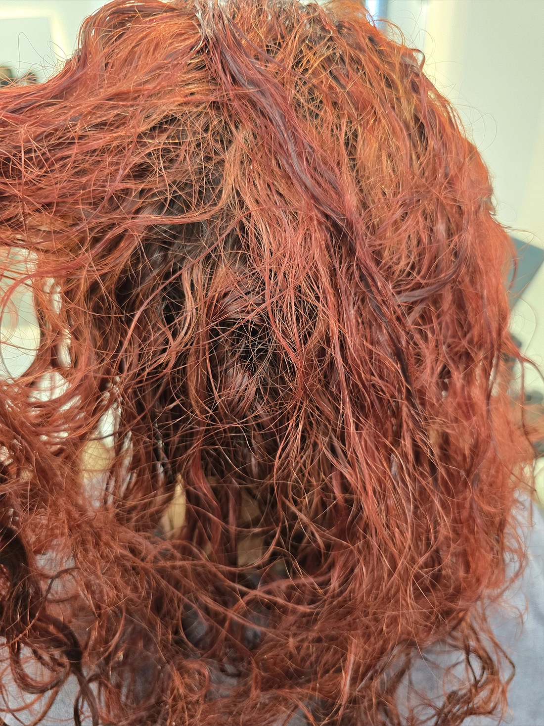 hair salon in Seoul for foreigners Keratin Treatment – Before (Wet Hair)