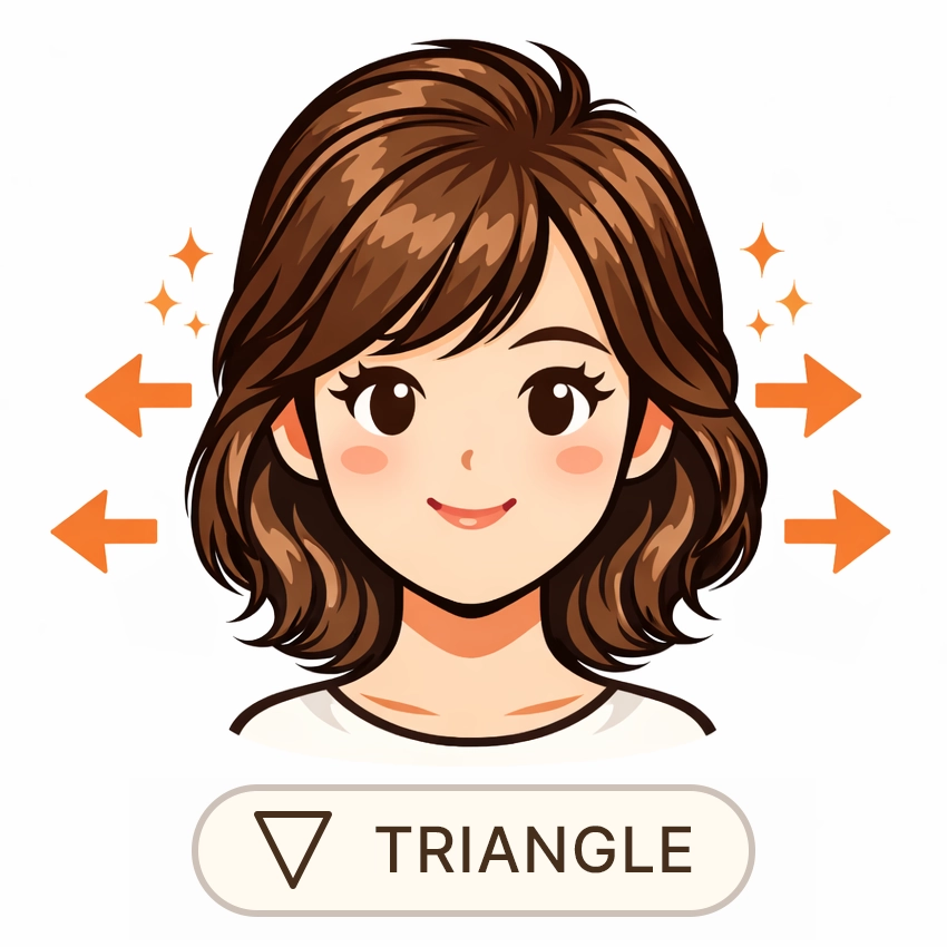 Inverted Triangle Face Shape