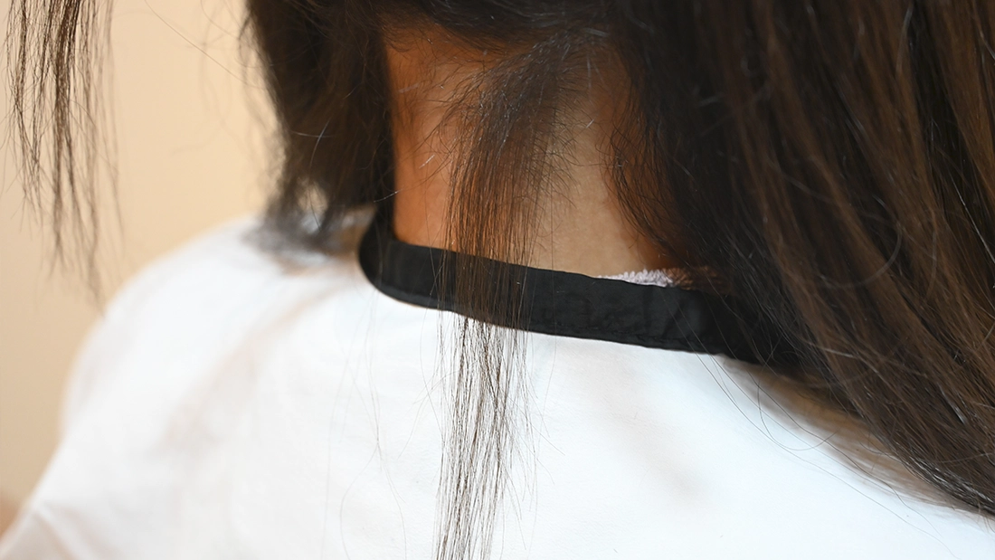 150℃ Hair straightening process