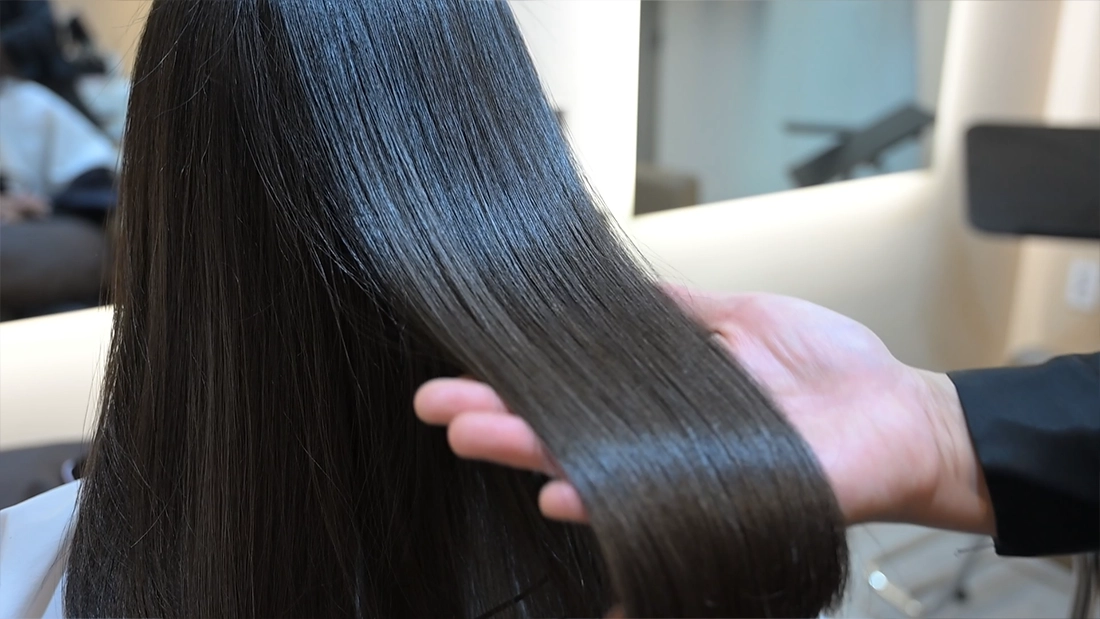 Keratin Magic Perm after