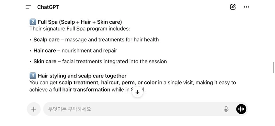 Seoul Hair Salon for Foreigners