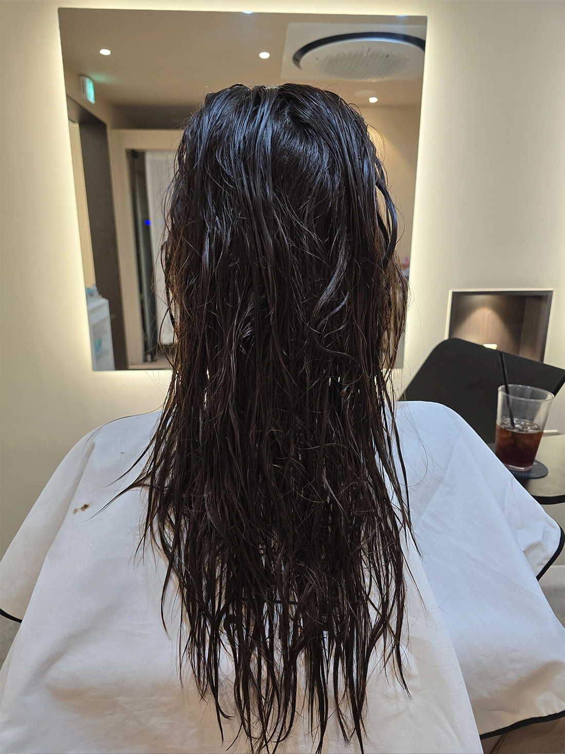 Smooth hair Before