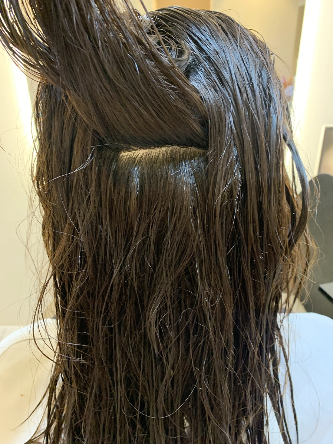 Smooth hair Before