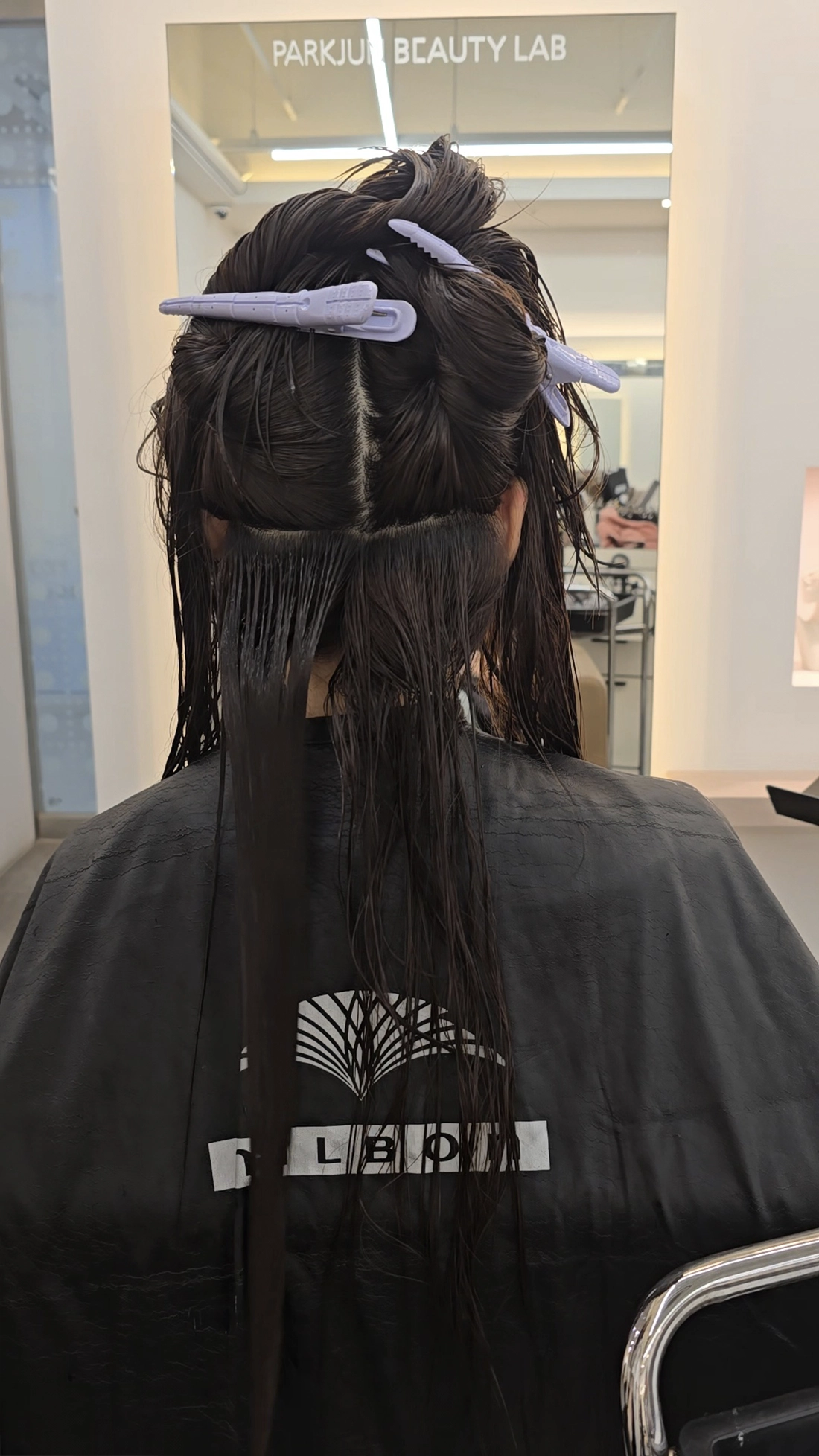 Keratin smoothing treatment