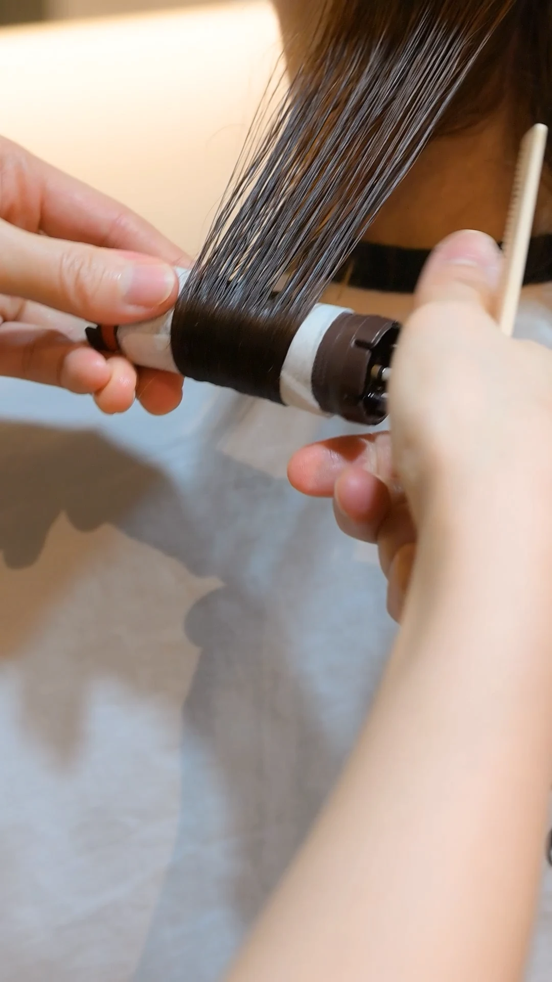 Korean perm technique customized for international hair in Seoul