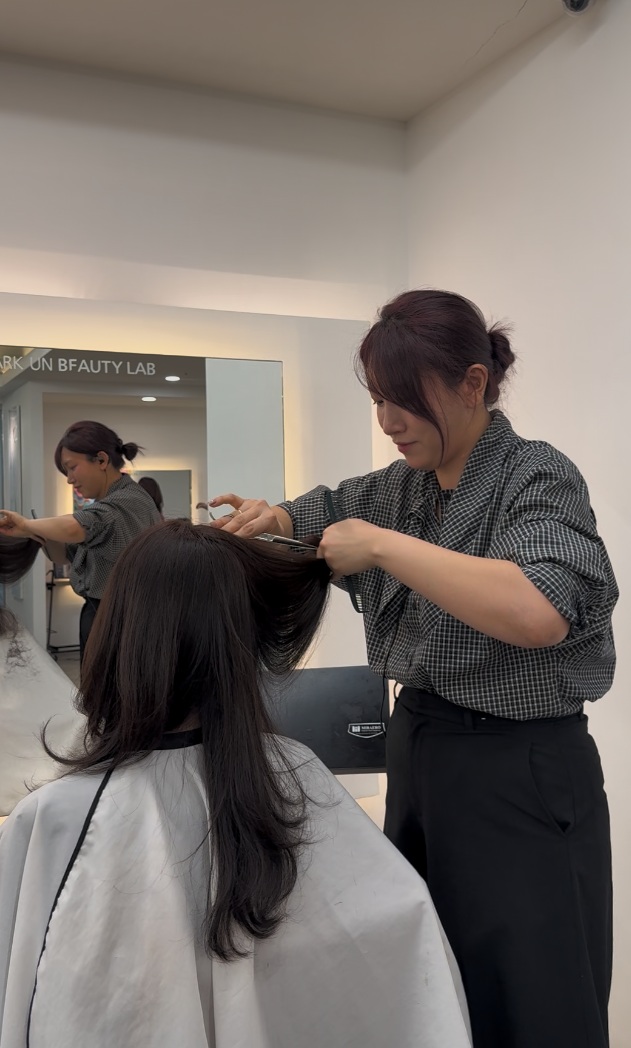 Long hair with soft Korean-style layers